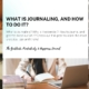 What is journaling, and how to do it?